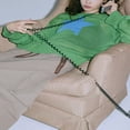thumbnail image 4 of Women Star Knit Sweaters Oversized Long Sleeve Loose Lightweight Pullover Tops, 4 of 6