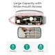 thumbnail image 4 of Neceser de viaje BAGSMART para mujer, organizador de maquillaje, color negro, 4 of 6