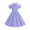 AL12-Purple, variant on Lumtrix Girls Short Sleeve 50s Lapel Vintage Swing Dress Polka Dot Dress Casual A-Line Party Dress for 3-14 Years Red 130