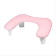 thumbnail image 1 of Reposabrazos para Nails Tech en Forma de Manicura, Reposabrazos para Manos, Cojín Grande de Microfibra para Reposabrazos, Color Rosa, 1 of 8