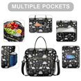 thumbnail image 2 of Black White Dinosaur Skeletons Bold Womens Lunch Box for Work,Insulated Large Lunch Bag for Tween and Teen,Loncheras Para Mujer,Leakproof Adult Lunch Bag for Work,Beach,Travel,Picnic,Camping, 2 of 7
