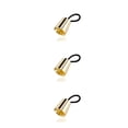 thumbnail image 2 of Jumpingount Hair Ties Alta elasticidad Adornos elásticos Anillo de cola de caballo ajustable Scrunchies para mujeres Accesorios Oro Type1 NO1 Jumpingount  CBP234460, 2 of 6