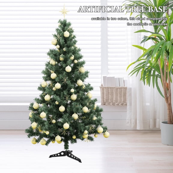 HEANUJJ 2-Pack Plastic Christmas Tree Stands with Stable Base for Holiday Home Decoration and Seasonal Use