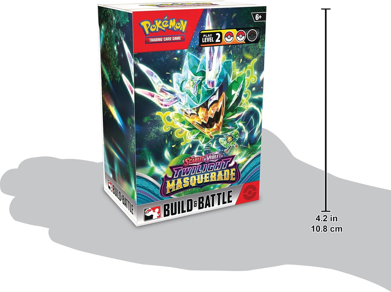 Pokemon Twilight Masquerade Build & Battle Box (4 Booster Packs & Promo Card)