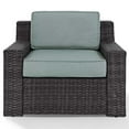 thumbnail image 3 of Pemberly Row Wicker Patio Chair in Brown and Mist, 3 of 10