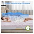 7Zone King Size Mattress Topper for Back 4Inch Dual Layer Bed