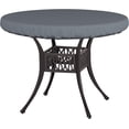 thumbnail image 1 of Covers&All Round Table Top Cover, 12 oz Waterproof & UV-resistant (60"Diameter x 4"H Inches, Gray), 1 of 6