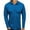 12# Sky Blue, variant on Huresd Men's Long Sleeve Button Up Shirts Solid Slim Fit Casual Business Formal Dress Shirt Dark Blue L