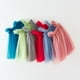 thumbnail image 4 of Vestido de malla con cuello halter para niñas de verano, vestido de malla para niñas, falda de princesa, enagua, 4 of 6