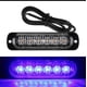 thumbnail image 2 of 3 uds 12-24v alto brillo de una sola fila 6led luz de advertencia de coche de carga camioneta de motocicleta reacondicionada luz de Flash explosiva decorativa luz estroboscópica, 2 of 4
