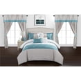 thumbnail image 1 of Chic Home CS8051-US Karye Ensemble de Literie 20 Pcs, Bleu - Très Grand, 1 of 4