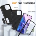 thumbnail image 2 of TECH CIRCLE for Apple iPhone 7 / 8 / SE 2022 & 2020 Hybrid Case with Kickstand, Anti-Drop Hybrid Heavy Duty Protective Cover Full Body Shockproof Rugged Military Bumper Tough Kickstand Cover,K, 2 of 9