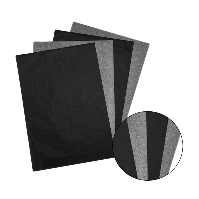 100pcs A4 Carbon Paper Black Legible Graphite Copy Paper for Fashion Design  draft 