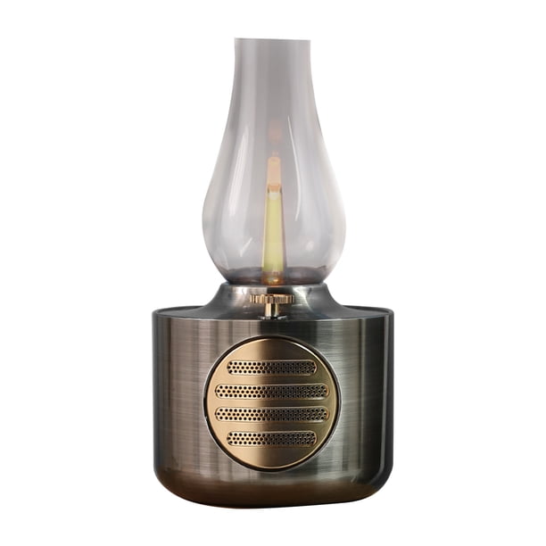 ¡Rebajas de Liquidación!, Lámpara de queroseno vintage Altavoz Bluetooth Luz de camping al aire libre Inalámbrica Sonido pequeño Akmoler