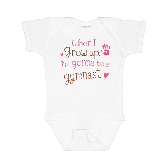 Inktastic Gymnast Future Girls Baby Bodysuit