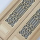 thumbnail image 3 of Muebles en miniatura para casa de muñecas 1:12, puertas de madera sin pintar para escena DIY, muebles para el hogar, manualidades (2 paneles horizontales), 3 of 5