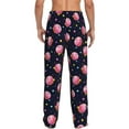 thumbnail image 3 of Fotbe Cartoon Donut Planets Men's Pajama Pants,Sleepwear Pants,Pj Bottoms Drawstring And Pockets-Small, 3 of 9