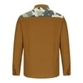 thumbnail image 4 of Men Camo Shirts Long Sleeve Button Down Shirts Casual Loose Travel Work Blouse Lightweight Quick Dry Outdoor Tops with Pockets, 4 of 5