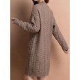 thumbnail image 2 of Nuevo suéter de punto de manga larga para mujer, holgado, a la moda, con cuello en V, cárdigans, abrigo básico informal, tops 2023, 2 of 5