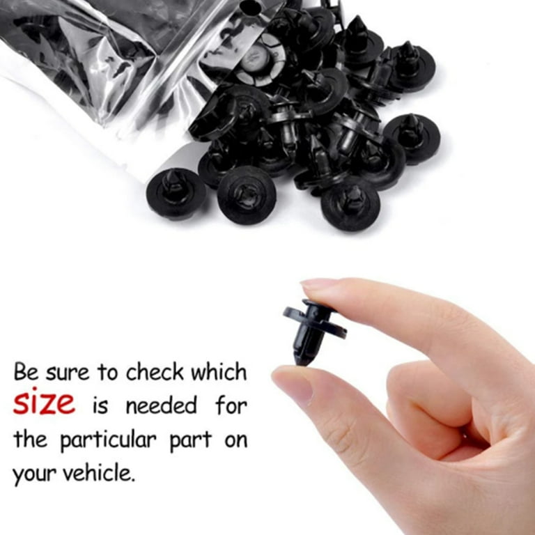 100PCS Per Pack 01553-09321 Door Automotive Fasteners 8mm Hole Auto Plastic  Bumper Clips for Car Pins - China Fastener Clips, Plastic Clips