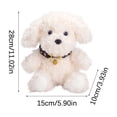 thumbnail image 2 of Teddy Dog Stuffed Animal, 11.02 in Brown Puppy Plush, Cute Fluffy Dog Plush Toys for Birthday Gifts and Room Decor (Brown), 2 of 6