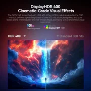 ABS 34 Ultrawide UWQHD 2K 1440P (Quasi 4K) 240Hz with AMD FreeSync 1ms HDR400 1500R Curved Gaming Computer Monitor with Height Adjustable stand GQ341NE