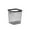 Black, variant on Matoen Transparent Trash Can, Bathroom Trash Cans, Plastic Slim Waste Basket, Clear Garbage Can for Bathroom, Bedroom, Kitchen, Home, Office