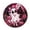 B001- A, variant on Fall and Halloween Hanging Ornament, Halloween Decorations for Home, Pink Fall Decorations, Halloween Porch Decor, 12 Inch Diameter Circular Hanging Sign with Chic Heart