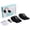 A002- Clear (B), variant on Ankle Massager for Pain Relief Foot and Ankle Massager with Heat Ankle Heating Pad for Ankle Pain Relief Foot Pain Relief Products with Usb Charging 1 Pack