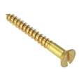 thumbnail image 1 of Forgefix Wood Screws, Slotted, Csk, Brass, 1 of 1