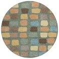 thumbnail image 2 of Addison Rugs Chantille Indoor/Outdoor Transitional Squares Basil Machine Washable Round Rug, 8' x 8', 2 of 8