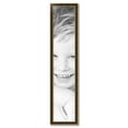 thumbnail image 2 of ArtToFrames 10" x 51" Black Panel With Gold Lip Picture Frame, 10x51 inch Multi Wood Poster Frame (WOM-5092), 2 of 7