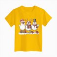 thumbnail image 5 of ORT Girl Boy Christmas Shirt Funny Xmas Graphic Tee Shirt Xmas Short Sleeve Holiday Tops, 5 of 6