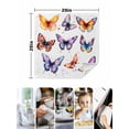 thumbnail image 5 of Hokiten Kitchen Dinner Napkins Set of 6 Modern Butterfly Cloth Napkins Reusable Washable Table Napkins for Weddings Cocktail Parties Holiday Table Decor 20x20 Inch, 5 of 8
