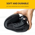 thumbnail image 3 of Zapatos de deporte con punta de acero para hombre, suelas de zapatos EVA, zapatos de trabajo ligeros, transpirables, antideslizantes DQrwqpou Tenis De Mujer Tenis De Hombre, 3 of 9