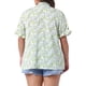 thumbnail image 4 of Blusa casual de verano para mujer de tallas grandes Agnes Orinda, con estampado floral, cuello en V con volantes y mangas cortas abullonadas, 4X verde, 4 of 8