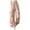Pink, variant on Women's High Waist Work Pants with Pockets - 55% Cotton/45% Polyester, Buttoned Closure, Straight Leg, Fit for Office/Daily Wear