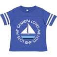 thumbnail image 3 of Inktastic My Grandpa Loves Me Grandson Sailboat Boys Toddler T-Shirt, 3 of 5