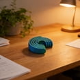 thumbnail image 6 of Quiet Fidget To-ys, 5-Ring Spinning Design, Finger Fidgets Silent Rotation, Fidget To-ys for Adults Stress Relief, Anxiety Fidgets Desk Gadget, Blue, 6 of 6