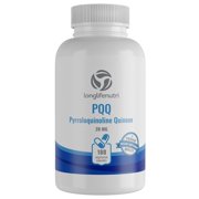 PQQ 20 mg 120 Vegetarian Capsules | Pyrroloquinoline Quinone Supplement | Supports Heart and Cognitive Function | Improve Overall Sleep Quality | Made in USA | Vegan Powder Non GMO Gluten & Soy Free