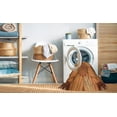 thumbnail image 2 of Ahgly Company Tapis d'Intérieur Rond Lavable en Machine Orange Transitionnel, 4 Pieds Rond, 2 of 7