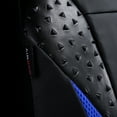 thumbnail image 6 of Flying Banner Car Seat Covers Protectors Full Set Synthetic Leather Mesh Rear benc Split Fashion Woman Sporty Femal SUV Truck Black Blue, 6 of 8