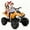 Orange, variant on Neche 24V 2 Seater Ride on Toy, 4*200W Motors,9AH Battery Powered ,4-Wheeler Kids ATV with Bluetooth & LED lights, for Ages 3-8,Orange