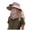 Khaki, variant on Lispipm Fishing Hat for Women Outdoor Wide Brim Caps with Face and Neck Cover Wide Brim Breathable Bucket Hats for Garden Work Brown