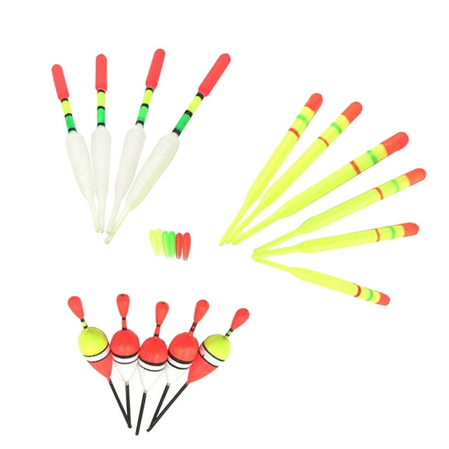 Sonducket 15 unidades/juego de varias boyas verticales, boyas de pesca marina, flotador de pesca de peces de acuario Pescar