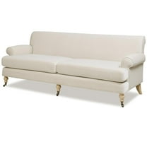 Jennifer Taylor Home Alana Lawson Two-Cushion Tightback Sofa French Beige