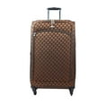thumbnail image 2 of Pemberly Row Traditional Polyester 5-Piece Spinner Luggage Set in Brown, 2 of 6