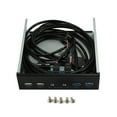 thumbnail image 2 of 2pcs 5.25 Inch Desktop Pc Case Internal Front Panel USB Hub 2 Ports USB 3.0 and 2 Ports USB 2.0, 2 of 8