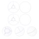 thumbnail image 1 of ADDHAT 2Jgo Estructura De Hierro Para Pantalla De Compatible Con Bombillas E27, 1 of 8