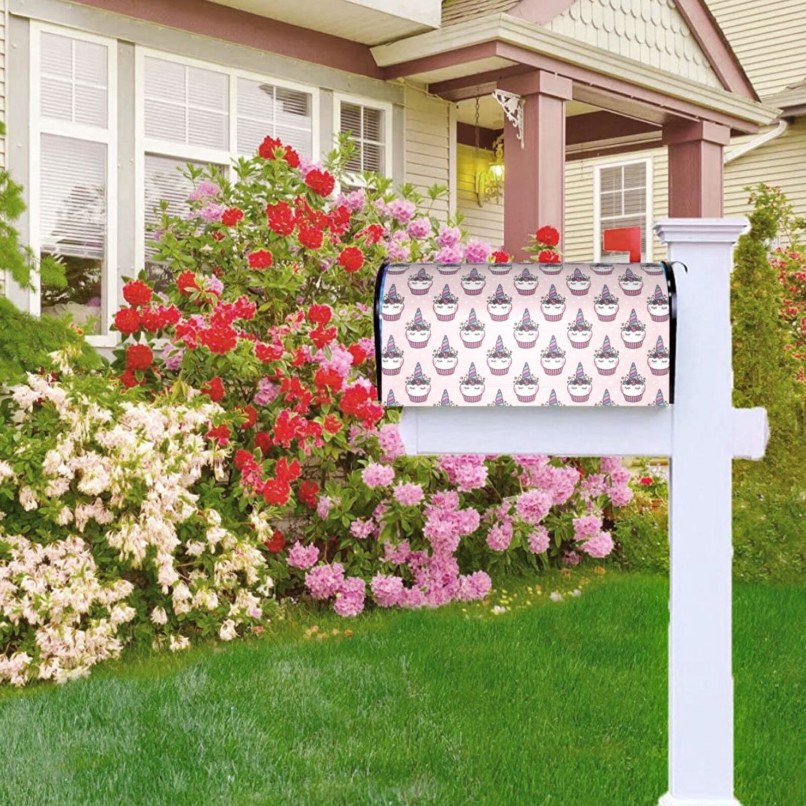 Kdxio Magnetic Mailbox Cover 21x18 in Mailbox Cover Outdoor Decoration Holiday Mailbox Covers for Home Garden Yard-21x18 in
